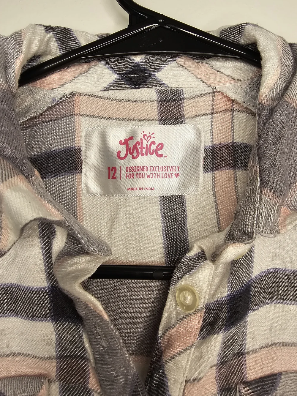 Justice girls size